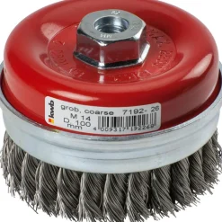 Topfbürsten Aggresso-Flex für Einsatz mit Winkelschleifern 100 mm gezopft^kwb New
