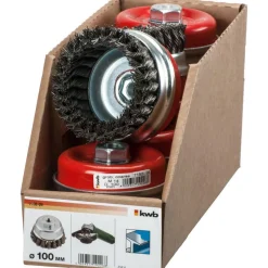 Topfbürsten Aggresso-Flex für Einsatz mit Winkelschleifern 100 mm gezopft^kwb New