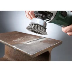 Topfbürsten Aggresso-Flex für Einsatz mit Winkelschleifern 100 mm gezopft^kwb New