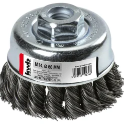 Topfbürsten Aggresso-Flex für Einsatz mit Winkelschleifern 60 mm gezopft^kwb Hot