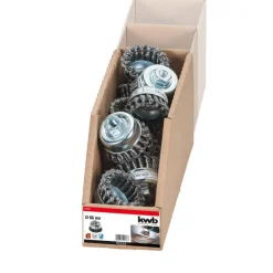 Topfbürsten Aggresso-Flex für Einsatz mit Winkelschleifern 60 mm gezopft^kwb Hot