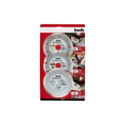 kwb Trennscheiben Diamantsatz 125 mm 3 teilig
