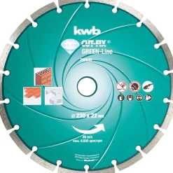 kwb Trennscheiben Diamant Cut-Fix Green-Line Durchmesser 230 mm