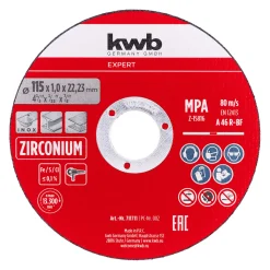 Expert Inox-Gewebetrennscheiben-Set für Metall gerade extradünn 10-tlg. Ø 115 x 1 mm^kwb Online