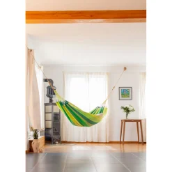 Klassische Doppel-Hängematte Modesta Jungle Bio-Baumwolle*La Siesta Hot