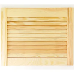 Lamellentür 39,5 x 39,4 x 2 cm Kiefer massiv