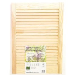 Lamellentür 69,0 x 49,4 x 2 cm Kiefer massiv