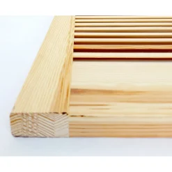 Lamellentür 201,3 x 39,4 x 2 cm Kiefer massiv^ Sale