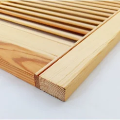 Lamellentür 201,3 x 39,4 x 2 cm Kiefer massiv^ Sale