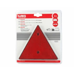 LAS 10210 Dreieck Reflektor 2 Stk rot* New