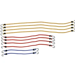 LAS 12039 Gepäckarm Set 10- teilig mit Stahlhaken