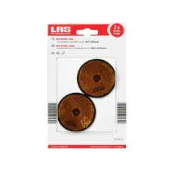 LAS 10202 Reflektor 2 Stk orange 60 mm rund