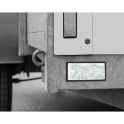 LAS 10207 Reflektor weiß viereckig 2 Stk.* Best