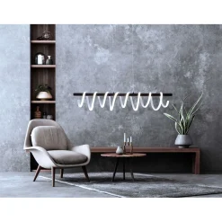 näve LED HL Belleza Metall/KS schwarzLxBxH 100x20x150cm dimmbar