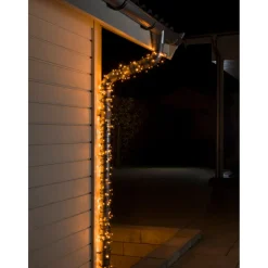 LED Lichterkette 200 bernsteinfarbeneDioden*Konstsmide Clearance