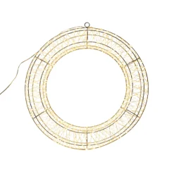 LED-Kranz mit Timerfunktion Durchmesser 45 cm 960 LEDs