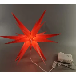 LED-Kunststoffstern rot 35 cm* Clearance
