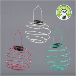 LED-Solar-Leuchtspirale 17 cm mehrfarbig^ Outlet