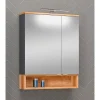 LED-Spiegelschrank Nelle anthrazit Eiche Country 60 cm^ Clearance