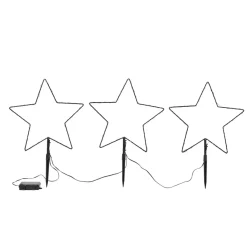 LED-Stern 75 LEDs 43 cm 3er-Set