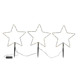LED-Stern 75 LEDs 43 cm 3er-Set