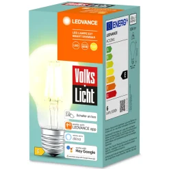LED-Leuchtmittel VolksLicht E27 smart dimmbar*Ledvance SMART+ Outlet