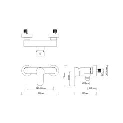 Brausearmatur CALISTA chrom*LENZ