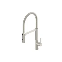 Küchenarmatur ALUNA mit Pendelbrause Edelstahloptik*LENZ Outlet