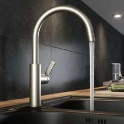 LENZ Küchenarmatur ANELA Edelstahloptik