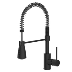 LENZ Küchenarmatur Kalani² mit Pendelbrause schwarz
