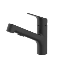 Küchenarmatur KOA mit Handbrause schwarz*LENZ Hot