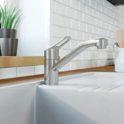 LENZ Küchenarmatur MILA Edelstahloptik