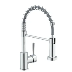 LENZ Küchenarmatur NOVA mit Pendelbrause chrom