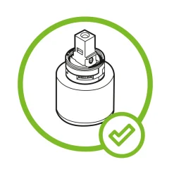 LENZ Küchenarmatur NOVA mit Pendelbrause chrom