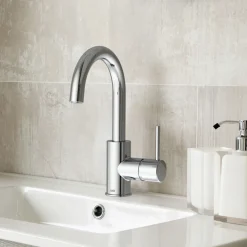 LENZ Waschtischarmatur BOW² chrom