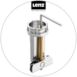 LENZ Waschtischarmatur BOW² chrom