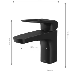 LENZ Waschtischarmatur INOA schwarz