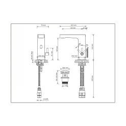 LENZ Waschtischarmatur MOLA mit Sensor chrom