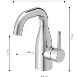 LENZ Waschtischarmatur POLA chrom