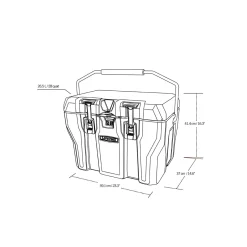 Lifetime Kühlbox Premium 26,5 L 37x59,1x41,4cm Grau