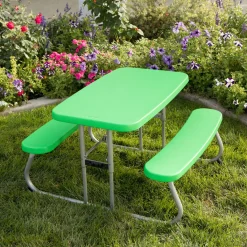 Tisch für Kinder mit Klappfunktion 90x82,5x53,5cm Grün^Lifetime Clearance