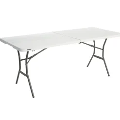 Lifetime Tisch mit Klappfunktion 76,2x183,8x73,7cm Weiß