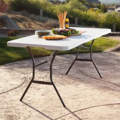 Lifetime Tisch mit Klappfunktion 76,2x183,8x73,7cm Weiß