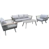 Lounge-Gruppe Elia 2-Sitzer Sofa 4-teilig