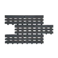 ECO City40x20x8 cm, Anthrazit mit Microfase^Lusit Hot