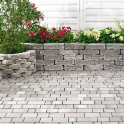 Mauerstein Spaltino Mini Antik grau-anthrazit-melange*Lusit Outlet