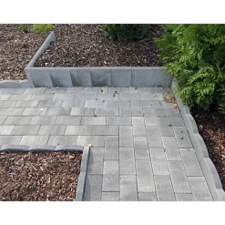 Mini L-Stein Grau mit Fase 30 x 20 x 40 x 6 cm^Lusit Hot