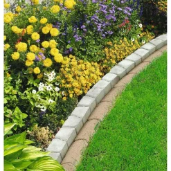 Lusit Rasenkante Rasenfix grau 22 x 12 x 4 cm