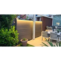 LED-Leuchtleiste für WPC- und Alu-Zäune 173,3 cm anthrazit*LyghtUp Hot