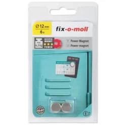 Magnet-Scheibe Neodym silber D12 mm 6 St.* Outlet